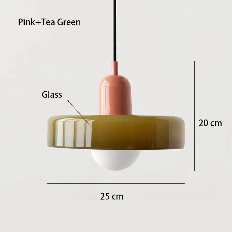 Nordic Retro Glass Pendant