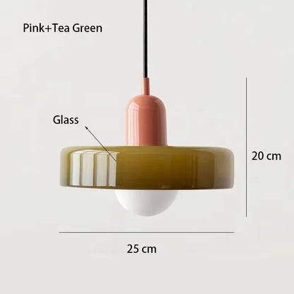 Nordic Retro Glass Pendant