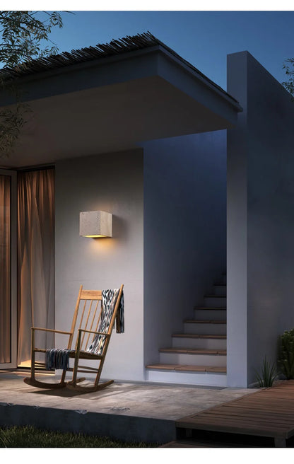 SquareStone Waterproof Outdoor Wall Sconce Light