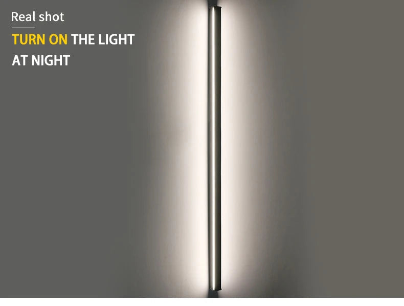 Elegant Black LED Wall Lamp for Modern Spaces