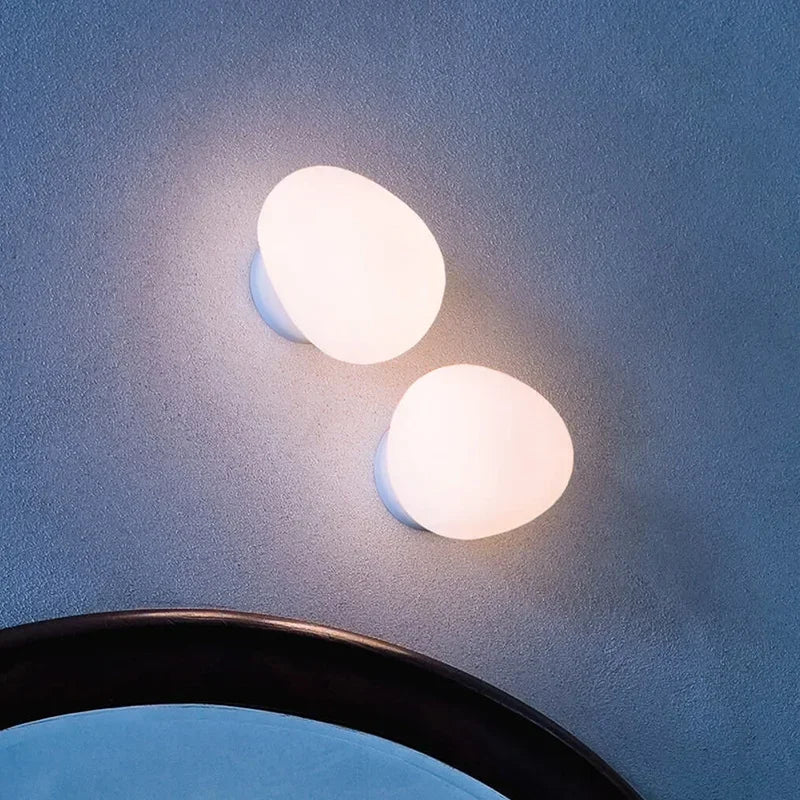 Artisan Egg Sconce with LED