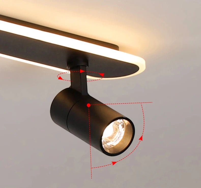 Nordic Bedroom Spotlight Ceiling Lights Smart LED Lamps