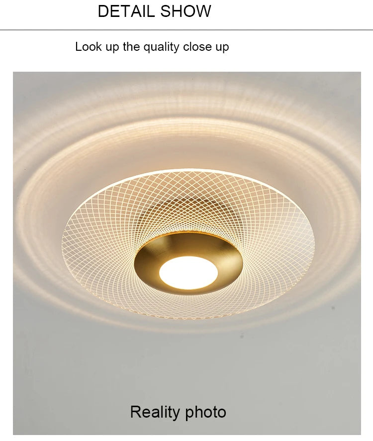Modern LED Flush Mount Entryway Light Fixture