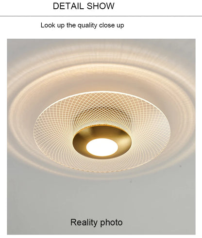 Modern LED Flush Mount Entryway Light Fixture