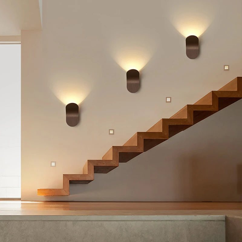 Gold Aura Minimalist Wall Sconce for Indoor Spaces