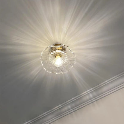 Lotus Glow: Nordic Ceiling Lamp for Porch & Foyer