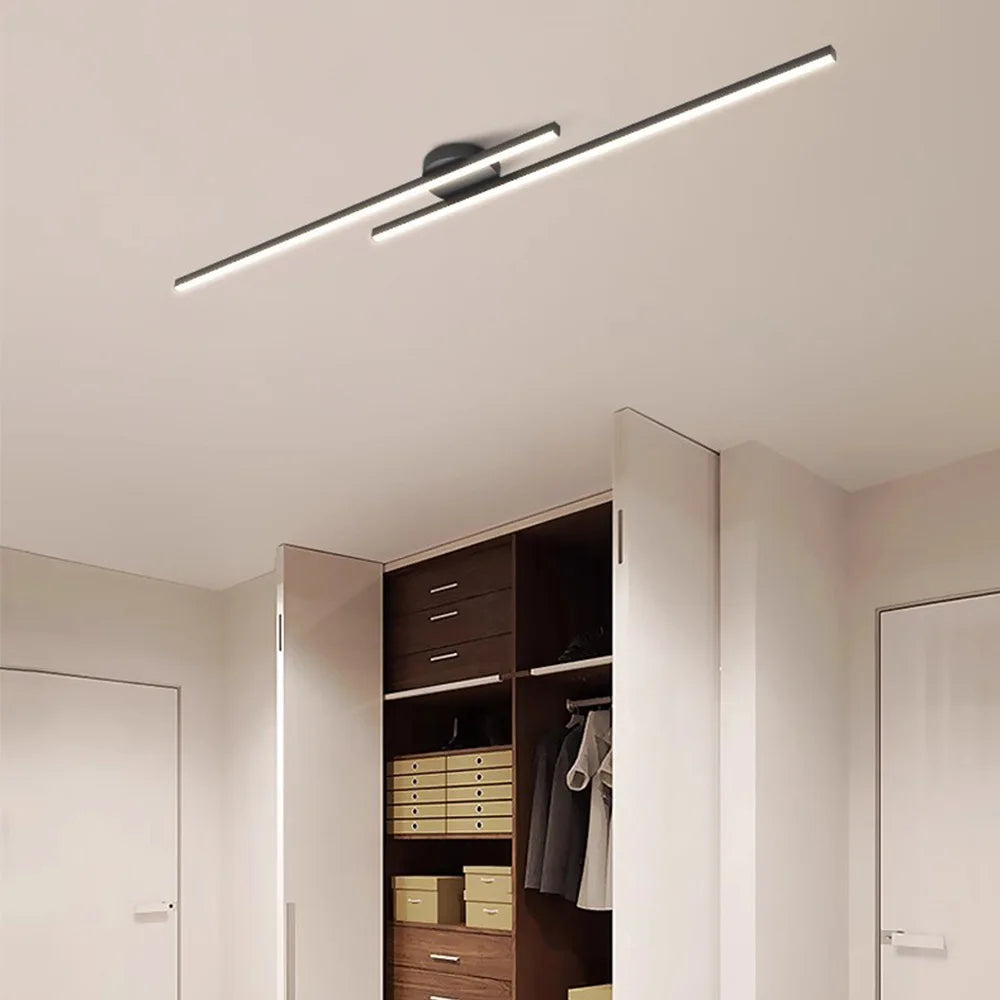 AluGlow Modern LED Ceiling Lamp - Stylish Indoor Light