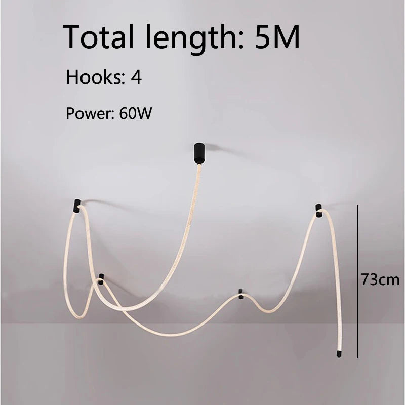 Nordic Braid LED Chandelier