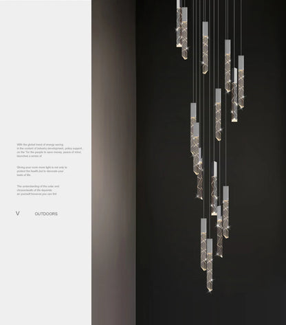 Crystal Loft LED Chandelier