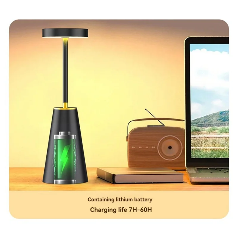 LumaTouch Cordless LED Desk Lamp