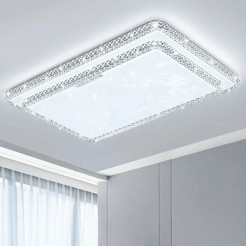 LustreGlow Simple LED Ceiling Chandelier