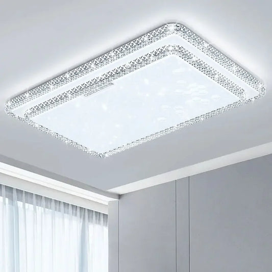 LustreGlow Simple LED Ceiling Chandelier