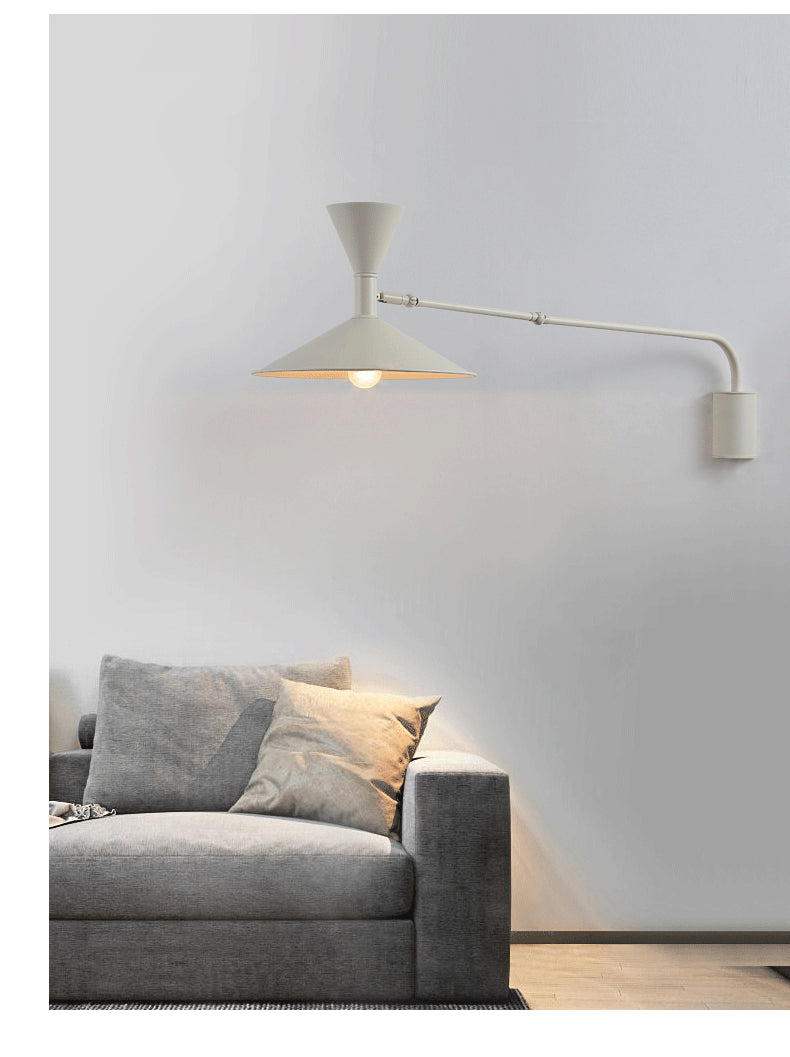Nordic Glow: Adjustable LED Wall Lamp