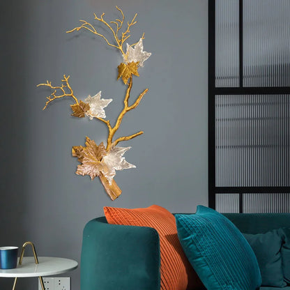 Leafy Glow Wall Sconce
