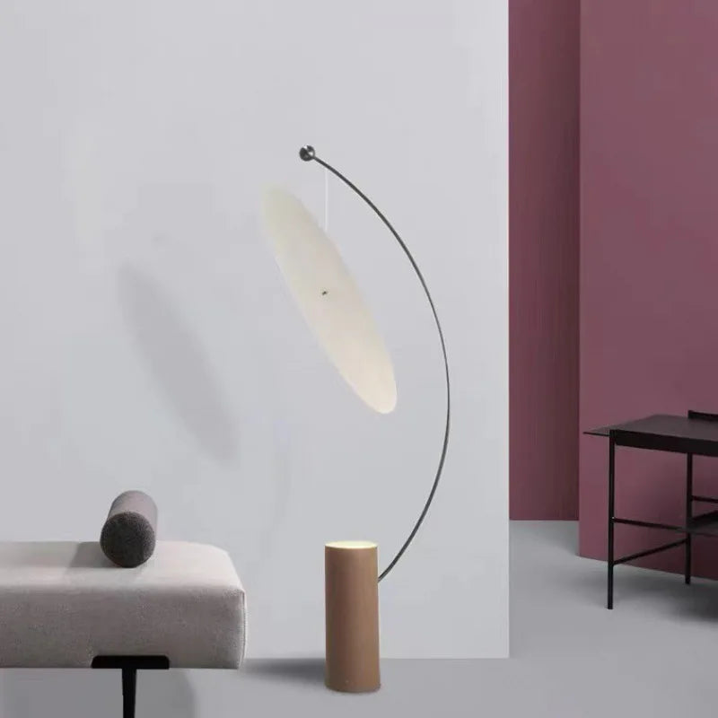Float Floor Lamp Modern White LED Floor Lamp