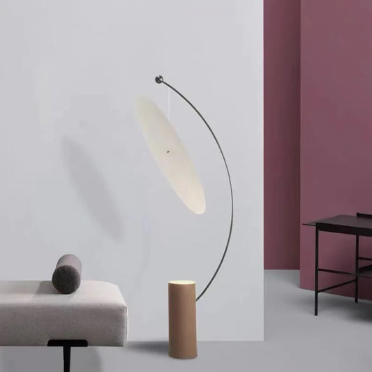 Float Floor Lamp Modern White LED Floor Lamp