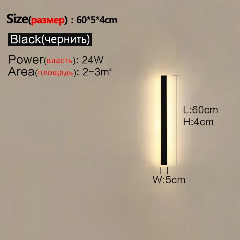 Nordic Waterproof LED Wall Sconce - Patio Light