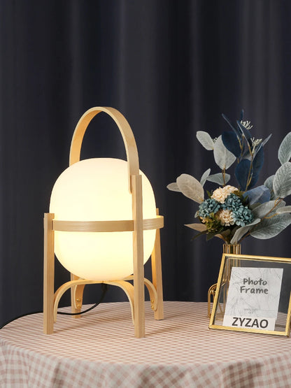 Modern Wood LED Table Lamp - Simple & Stylish