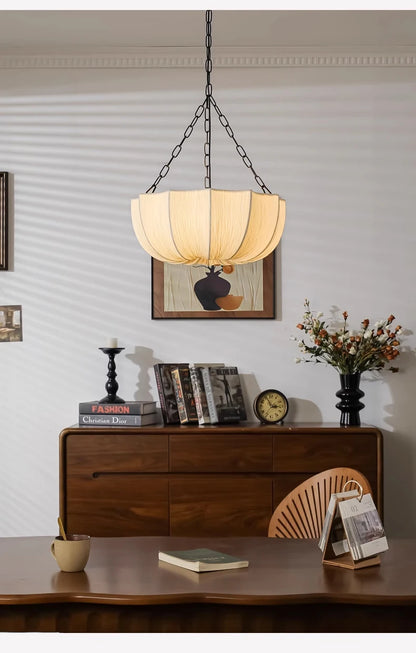 Wabi-Sabi Fabric Chandelier