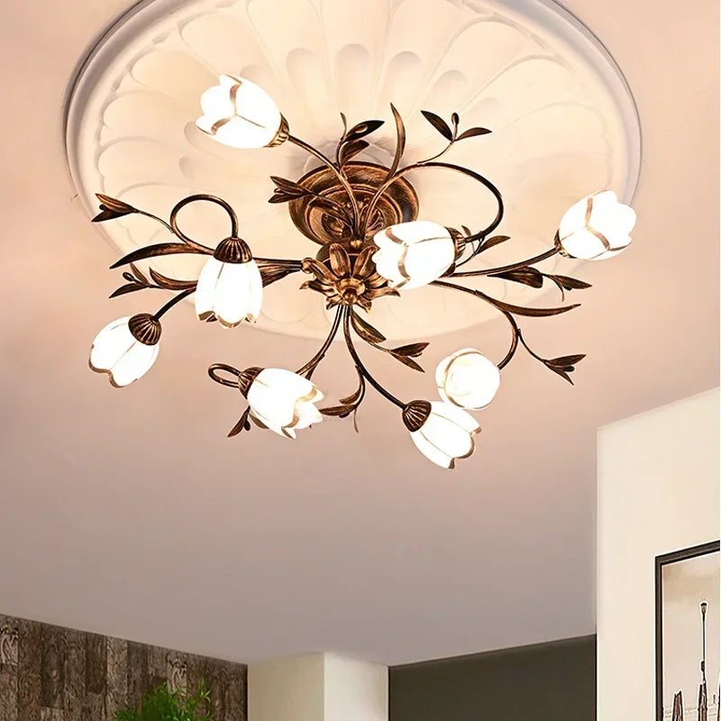 FloraGlow Modern LED Ceiling Light