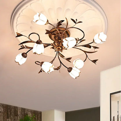 FloraGlow Modern LED Ceiling Light