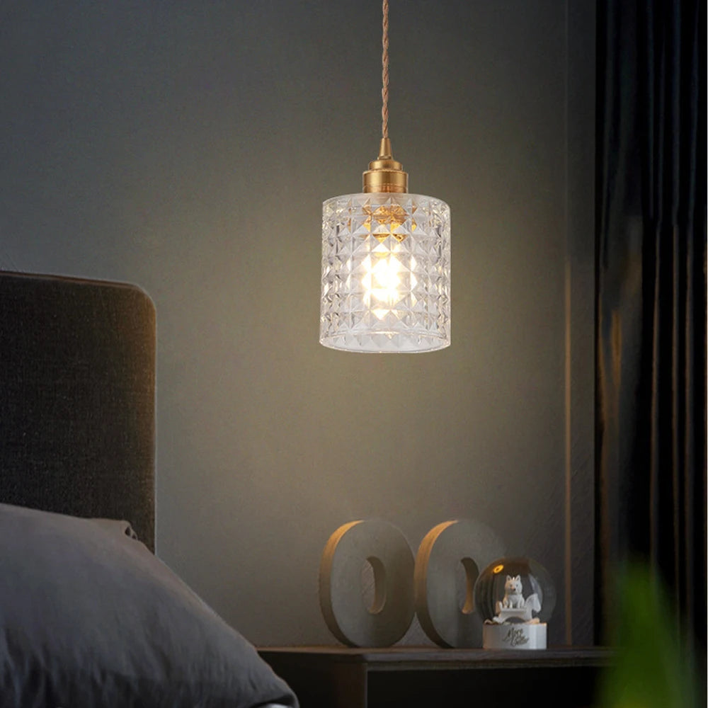 STOEX Glass Lampshade Pendant Light