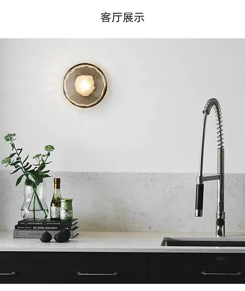 Glass Glow Sconce - Modern LED Wall Light