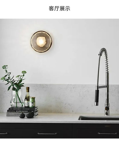 Glass Glow Sconce - Modern LED Wall Light