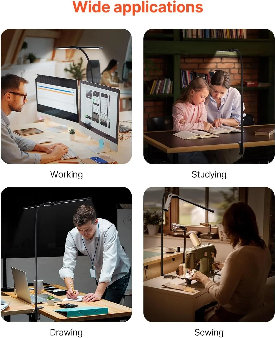LumiPro Glow: Workspace Illumination Redefined