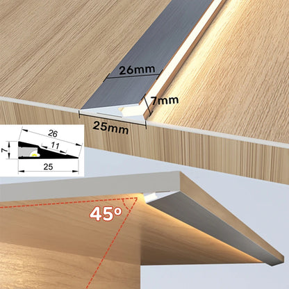 InvisiBeam Ultra-Thin Edge LED Strip Light
