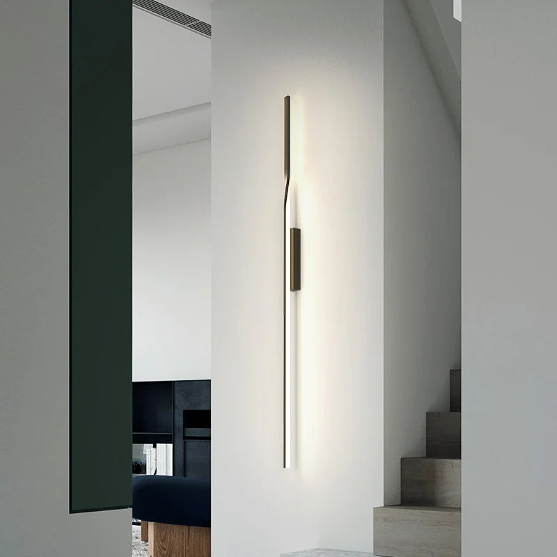 Elegant Black LED Wall Sconce for Modern Spaces