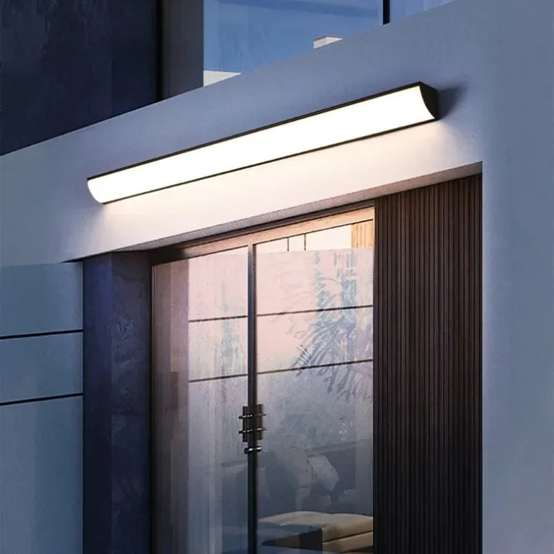 Long Strip Wall Outdoor Lamp