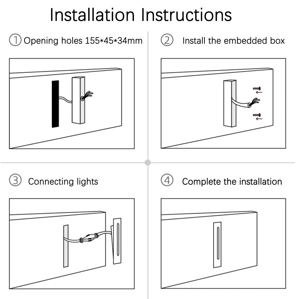 GlowStep 3W LED Recessed Stair Light