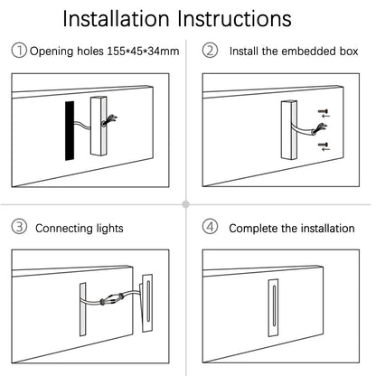 GlowStep 3W LED Recessed Stair Light