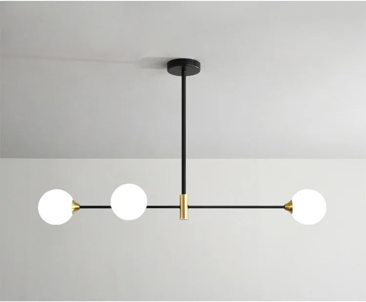 Glass Globe Chandelier