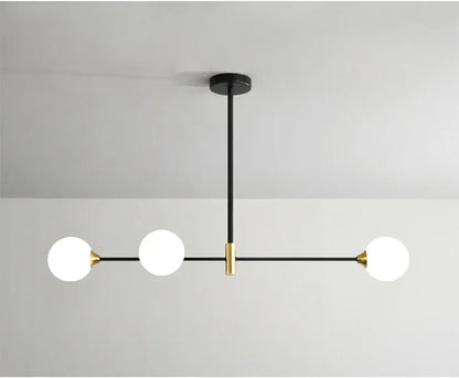 Glass Globe Chandelier