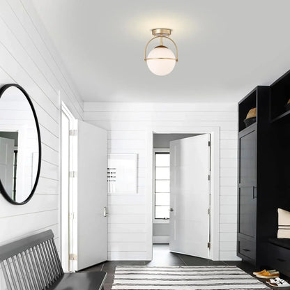 Nordic Glass Ball Ceiling Lamp