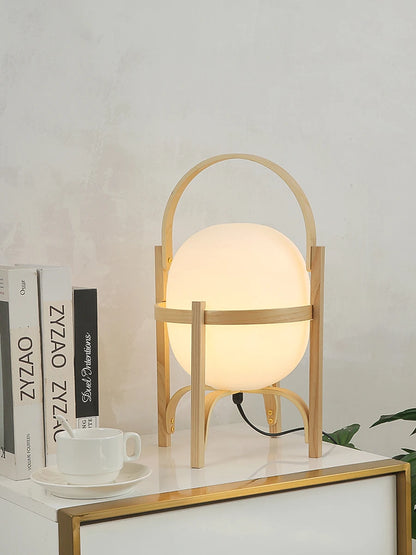 Modern Wood LED Table Lamp - Simple & Stylish