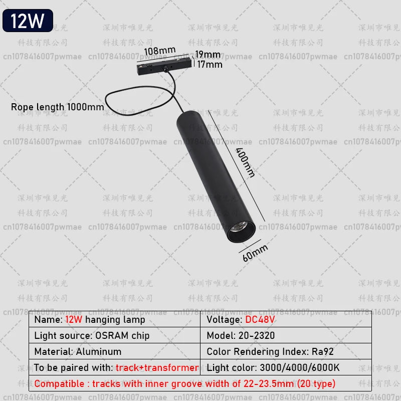 MagnaGlow Ceiling Track Light System