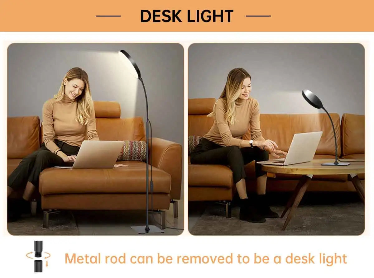 LED Floor Lamp Bright Tall Standing Lamp