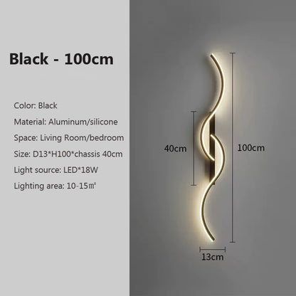 GlowStrip Minimalist LED Wall Sconce
