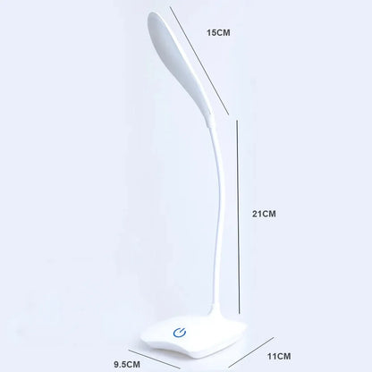 Smart Touch LED Desk Lamp - Portable & USB Rechargeable