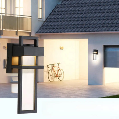 Geometric Outdoor Wall Light