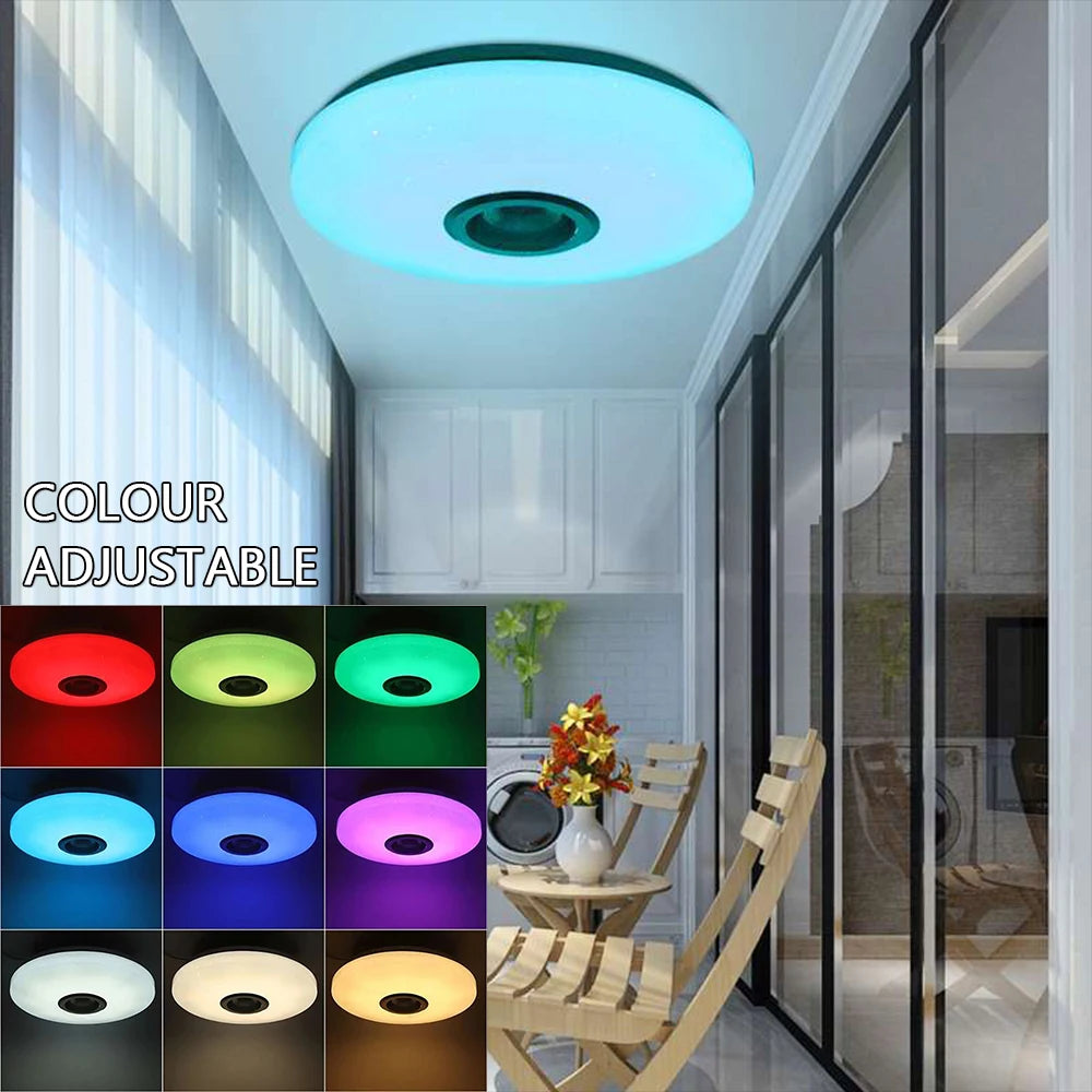 Smart Dimmable LED Round Ceiling Light Fixture