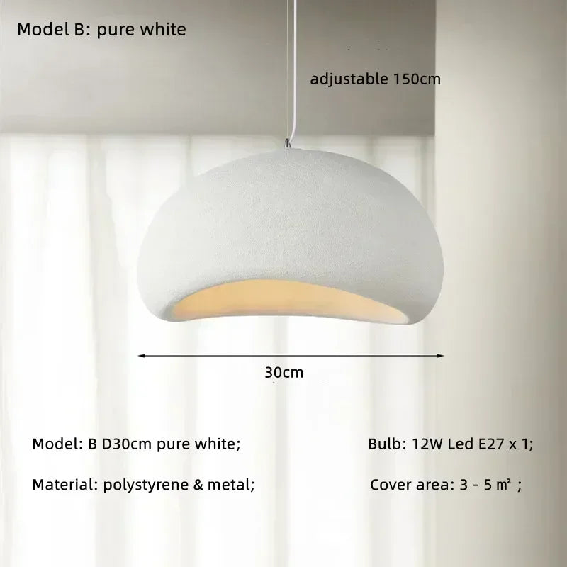Wabi-Sabi Sculptural Pendant