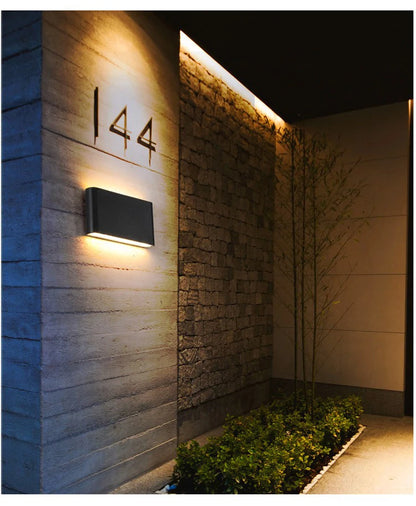 SmartPIR LED Waterproof Wall Lamp - Modern Design