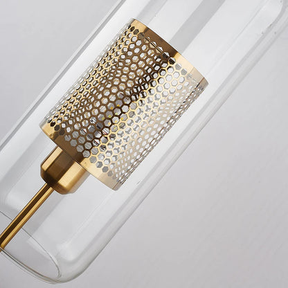 Golden Orb Modern Glass Wall Sconce Light Fixture