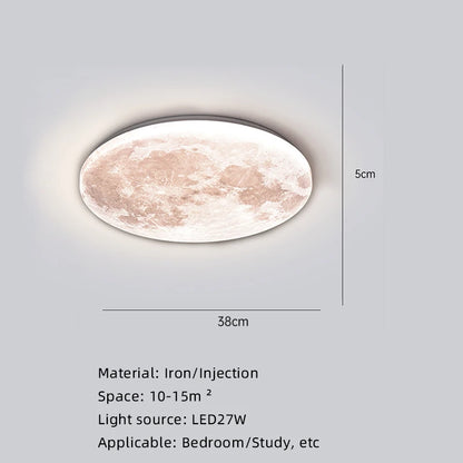 LunarGlow Modern Ceiling Lamp for Stylish Spaces