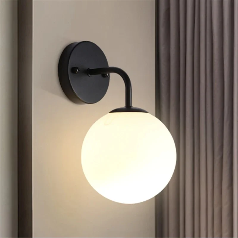 Minimalist Black Sconce Light