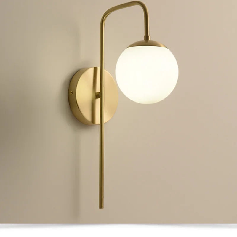 Nordic Glow Plug-In Wall Sconce Light